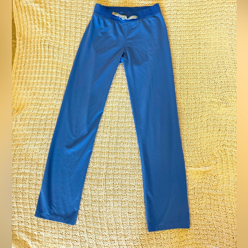 Figs-Livingston XXS Tall scrubs in Ceil Blue